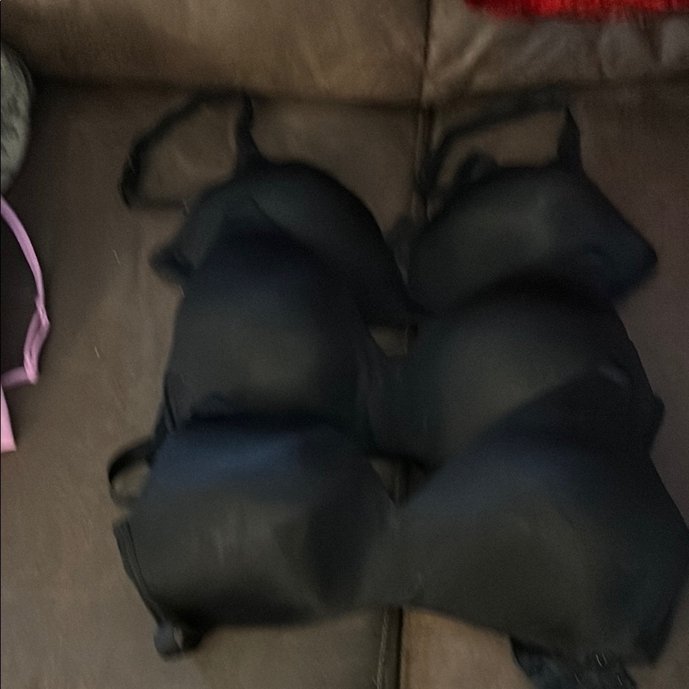 Elegant Black Women's Bra 3 and 1 navy